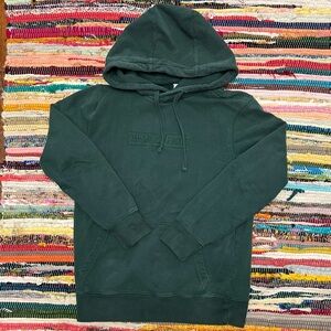 American Eagle Embroidered Hoodie I Forest Green | Size S
